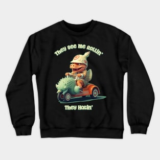 They See Me Rollin' Soccer Mom and Dad Crewneck Sweatshirt